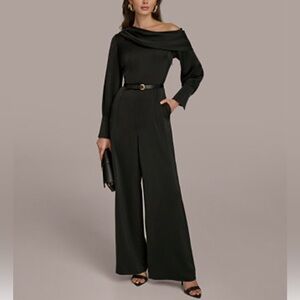 Donna Karan One-Shoulder Jumpsuit
